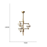 Alabaster Suspension Chandelier