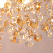 Modern Crystal Branch Chandelier for Foyer Entryway  31.5