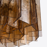 Berlin Chandelier Amber Glass 35