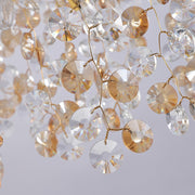 Modern Crystal Branch Chandelier for Foyer Entryway  31.5