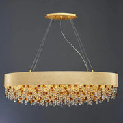 Avani Gold Plated Crystal Dining Room Chandelier