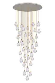 Ceramic LED Cluster Bloom Chandelier