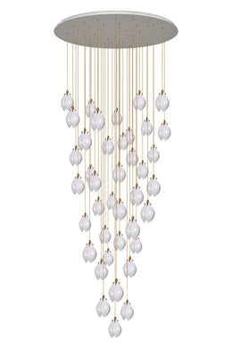 Ceramic LED Cluster Bloom Chandelier
