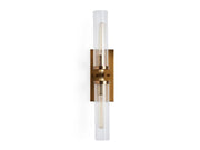Andreas 2-Light Glass Wall Sconce
