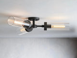 Andreas 3-Light Glass Flushmount