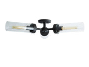 Andreas 3-Light Glass Flushmount