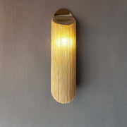 Modern Arcs Chain Tassel Wall Sconce