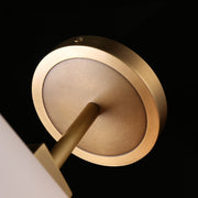 Ola White Ceram Shade Wall Sconce