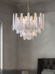 Drop Alabaster Chandelier