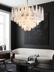Drop Alabaster Chandelier