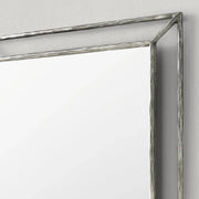Hand-Forged Metal Open Beveled Mirror