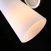 Ola White Ceram Shade Wall Sconce