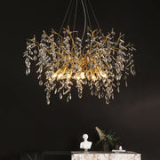 Crystal Raindrop Branch Chandelier 40