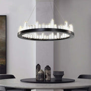 Lydia Crystal Ring Chandelier
