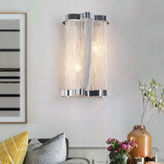Irregular Chain Tassel Wall Sconce 14.1