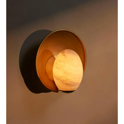 Egg Alabaster Sconces