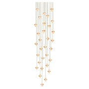 Gem Circular Cluster Alabaster Chandelier 30
