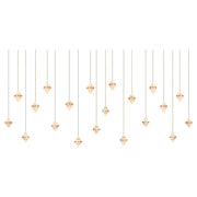 Gem Rectangular Alabaster Chandelier 20