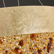 Avani Gold Plated Crystal Dining Room Chandelier