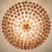 Prismatico Amethyst Glass Ceiling Lamp 35