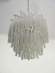 Murano Chandelier – Arianna -107 prisms – Transparent