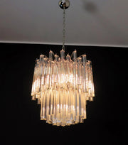 Murano Chandelier – Arianna -107 prisms – Transparent