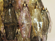 Murano Chandelier – Poliedri – 140 glass – Multi