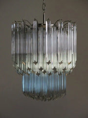 Murano Chandelier – 107 prisms – Transparent