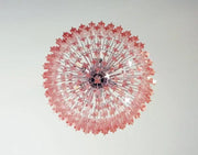 Murano Chandelier – 163 prisms – Pink