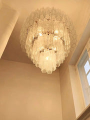 Murano Chandelier – 78 tubes – Transparent