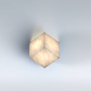 Cube Alabaster Wall Lamp