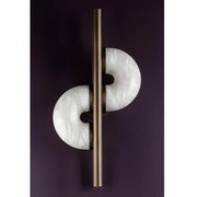 Modern Alabaster Wall Sconce