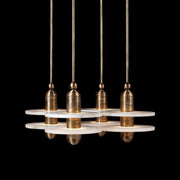 Median Alabaster Mono 4 Pendants