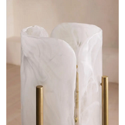 Minimalist Marble & Brass Floor Lamp
