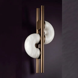 Modern Alabaster Wall Sconce