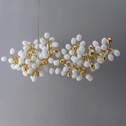 Modern Artistic Linear Grape Chandelier