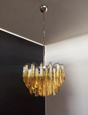 Murano Chandelier – 107 prisms – Yellow