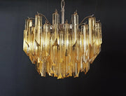 Murano Chandelier – 107 prisms – Yellow