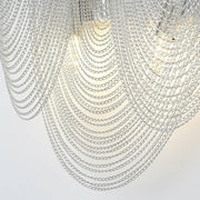 Curt Modern Chain Tassel Wall Sconce