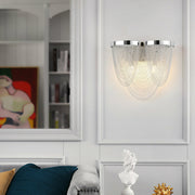 Curt Modern Chain Tassel Wall Sconce