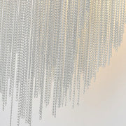 Modern 3 Lights Stacking Chain Tassel Wall Sconce