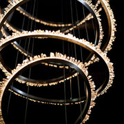 Primary Crystal Multi Rings Chandelier