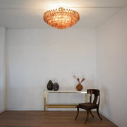 Prismatico Amethyst Glass Ceiling Lamp 35