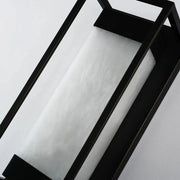 Maurizio Alabaster Square-Shaped Wall Sconces
