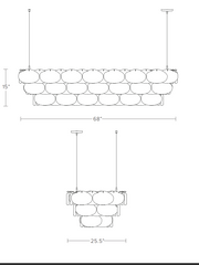 Ostrea Chandelier