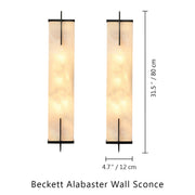 Beckett Alabaster Wall Sconce