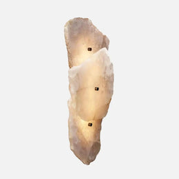 Raw Marble Wall Sconce
