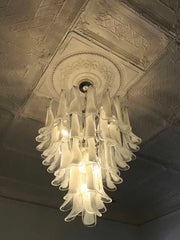 Murano Chandelier – 75 petals – Transparent